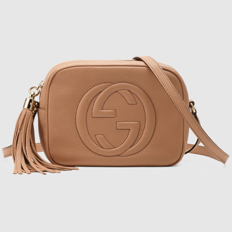 Gucci Soho Small Leather Disco Bag Shoulder Bag Brown